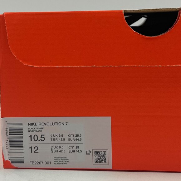 Nike Revolution 7 Mens Black White Shoes Sneakers Running Athletic FB2207-001 - Picture 11 of 14